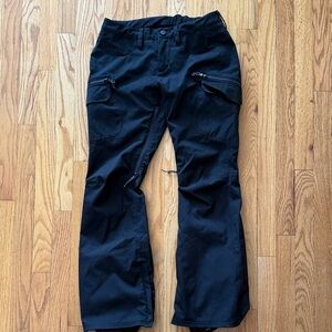 Burton sz XS ski snowboard Black Snow Pants insulated winter living lining